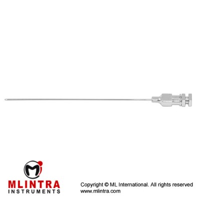 Quinke Lumbar Puncture Needle 18 G - With Luer Lock Connection Stainless Steel, Needle Size Ø 1.2 x 76 mm Quinke Lumbar Puncture Needle 18 G - With Luer Lock Connection Stainless Steel, Needle Size Ø 1.2 x 76 mm